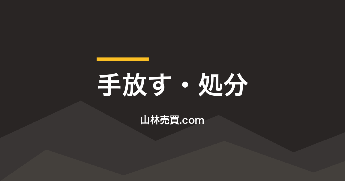 山林放棄で審査落ち28件の理由｜境界不明の壁
